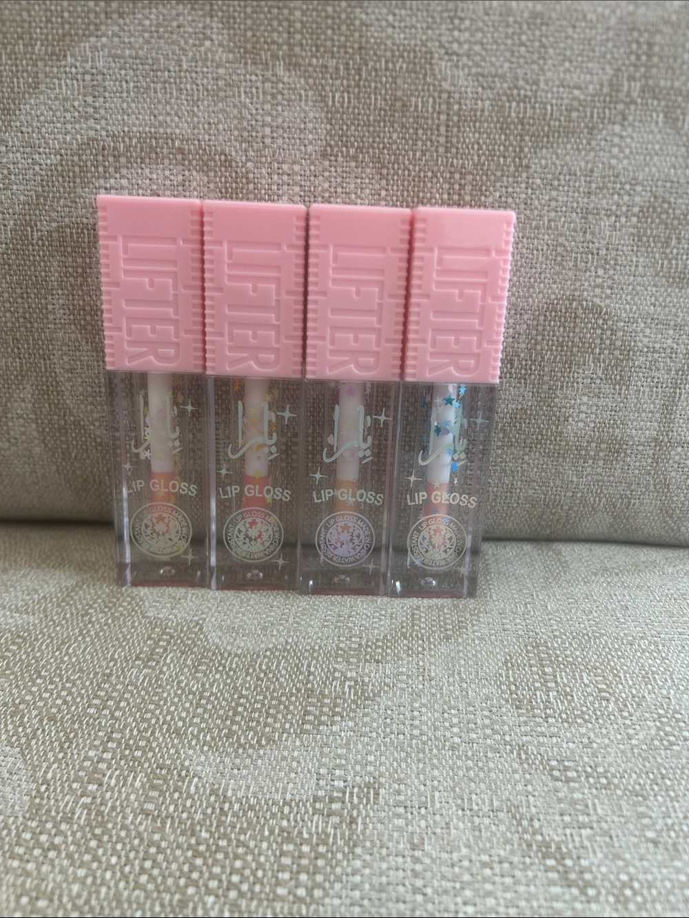 Pink Lip Gloss Set of Four — Lip Gloss